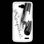 Coque LG L90 Respect en écriture