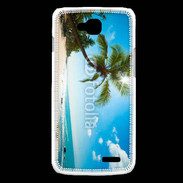Coque LG L90 Belle plage ensoleillée 1
