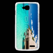 Coque LG L90 Bungalow sur mer tropicale