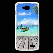 Coque LG L90 Plage tropicale