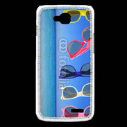Coque LG L90 Lunettes sur la plage