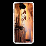 Coque LG L90 Couple romantique sur la plage 2