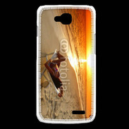 Coque LG L90 Couché de soleil agréable sur la plage