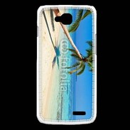 Coque LG L90 Palmier sur la plage tropicale