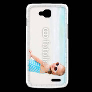 Coque LG L90 Petite fille à la plage