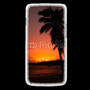 Coque LG L90 Cocotier au soleil couchant