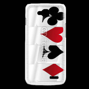 Coque LG L90 Carte de poker 2