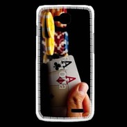 Coque LG L90 Poker paire d'as