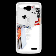 Coque LG L90 Paire d'as au poker 5