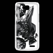 Coque LG L90 Tuning moto noire