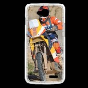 Coque LG L90 Rallie Raid en moto