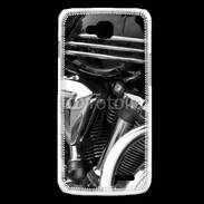 Coque LG L90 Moto et chrome