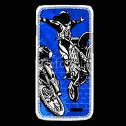 Coque LG L90 Stunt moto 1