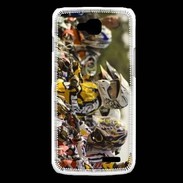Coque LG L90 Départ course de Motocross