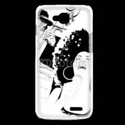 Coque LG L90 Chanteuse de Jazz