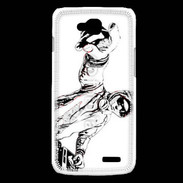 Coque LG L90 DJ en dessin