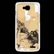 Coque LG L90 Illustration trompettiste 