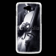 Coque LG L90 Violoncelliste en noir et blanc 5