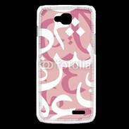 Coque LG L90 Paterne de lettres Arabes 160