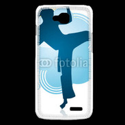 Coque LG L90 Karaté féminin
