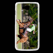 Coque LG L90 Joueur de polo