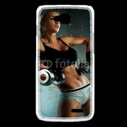 Coque LG L90 Musculation féminine