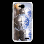 Coque LG L90 Boule de pétanque chromée