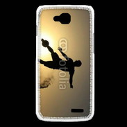 Coque LG L90 beach soccer couché du soleil