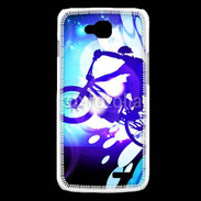 Coque LG L90 Illustration BMX bleu