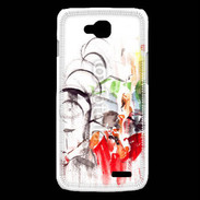 Coque LG L90 Illustration de cycliste 2