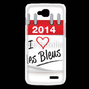 Coque LG L90 J'aime les bleus 2014