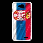 Coque LG L90 Drapeau Serbie