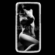 Coque LG L90 Charme noir et blanc
