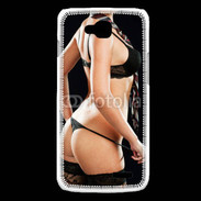 Coque LG L90 Lingerie de charme avec cravate
