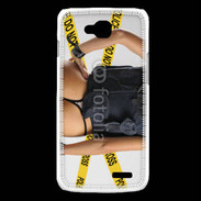 Coque LG L90 Enquête de police sexy