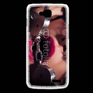 Coque LG L90 Dominatrice sexy avec menottes 