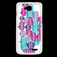 Coque LG L90 Nuage de mots sexy