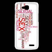Coque LG L90 Nuage de mots sexy 2