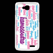 Coque LG L90 Nuage de mots sexy 3
