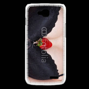 Coque LG L90 soutien gorge avec une fraise