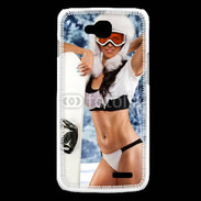 Coque LG L90 Charme et snowboard