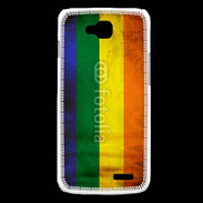 Coque LG L90 Drapeau gay vintage