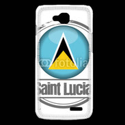 Coque LG L90 Logo Saint Lucie