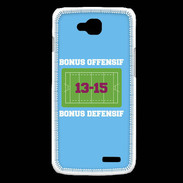Coque LG L90 Bonus Offensif-Défensif Bleu