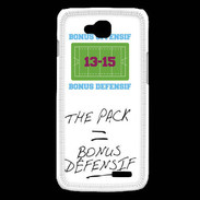 Coque LG L90 The pack Bonus offensif-défensif Blanc