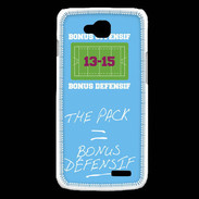 Coque LG L90 The pack Bonus offensif-défensif Bleu