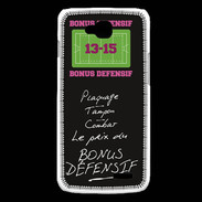 Coque LG L90 Plaquage Bonus offensif-défensif Noir