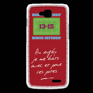 Coque LG L90 Les potes Bonus offensif-défensif Rouge