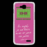 Coque LG L90 Les potes Bonus offensif-défensif Rose