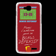 Coque LG L90 Merci l'arbitre Bonus offensif-défensif Rouge